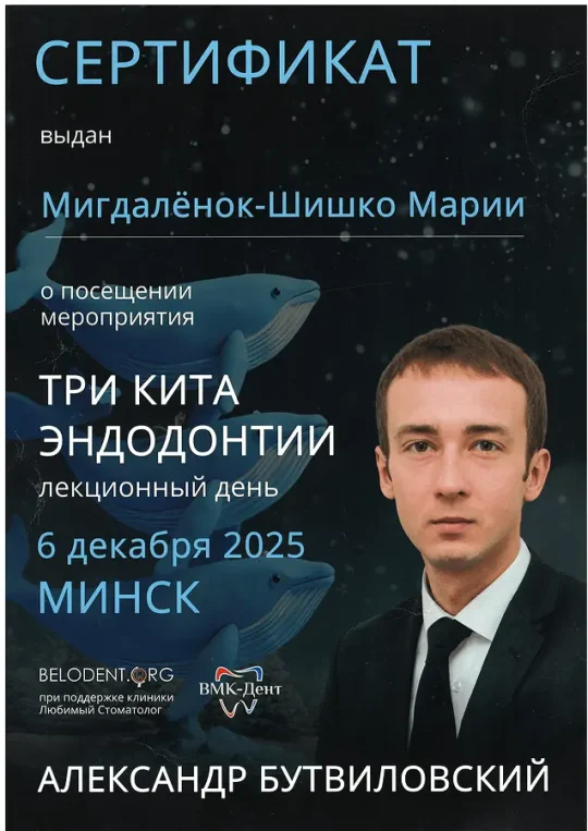 Сертификат Мигдалёнок-Шишко